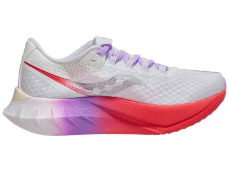 Saucony Endorphin Pro 4\Womens Shoes\White/Crocus