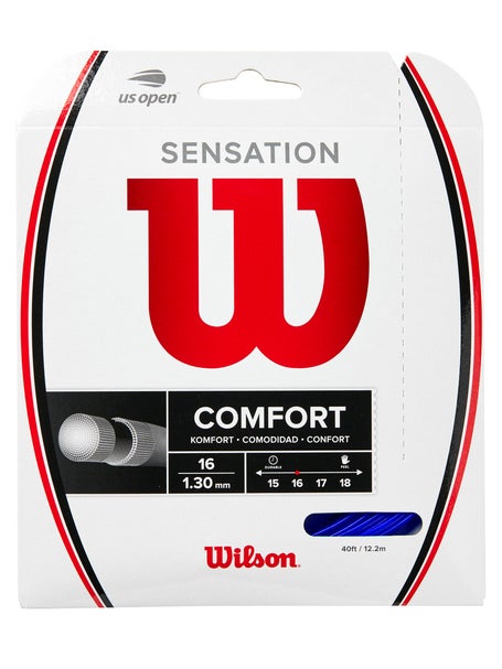 Cordage Wilson Sensation 1.30 16 Bleu