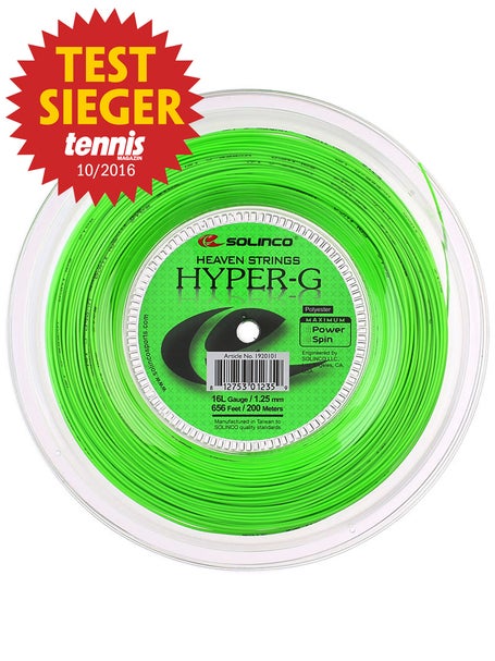 Solinco Hyper-G Soft 200m reel tennis string, Sports Equipment