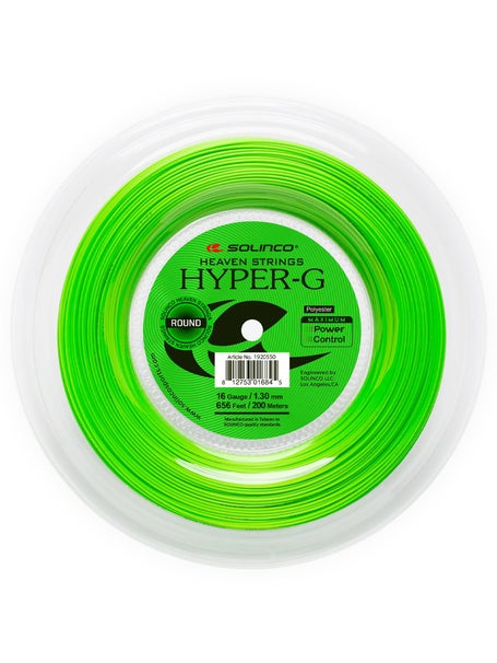 Solinco Hyper G Round 1.30mm Tennissaite 200m Rolle