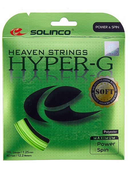 Set de cordaje Solinco Hyper G Soft 1,25 16L