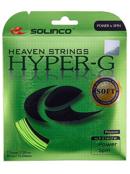 Set de cordaje Solinco Hyper G Soft 1,20 17