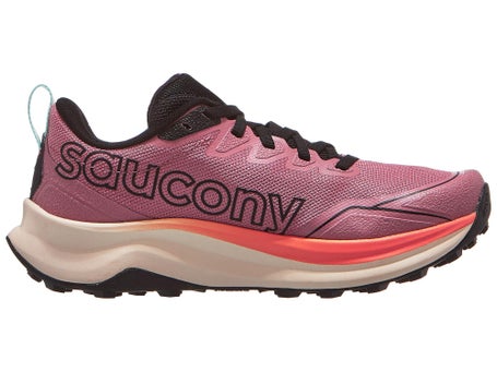 Saucony Peregrine 16\Womens Shoes\Mauve/Salmon