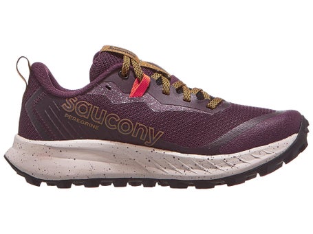 Saucony Peregrine 15\Womens Shoes\Wine/Kodiak