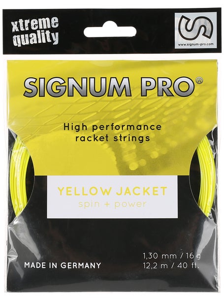 Signum Pro Yellow Jacket 1.30mm Tennissaite 12,2m Set
