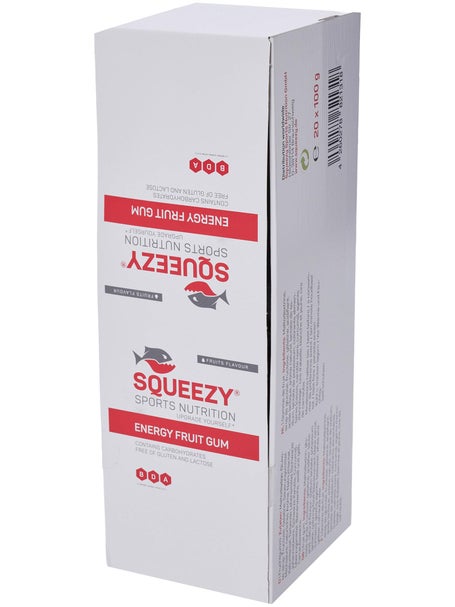 Boîte de Gommes fruitées Squeezy Energy 20x100g