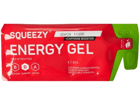 Gel énergétique Squeezy + caféine 1 x 33 g