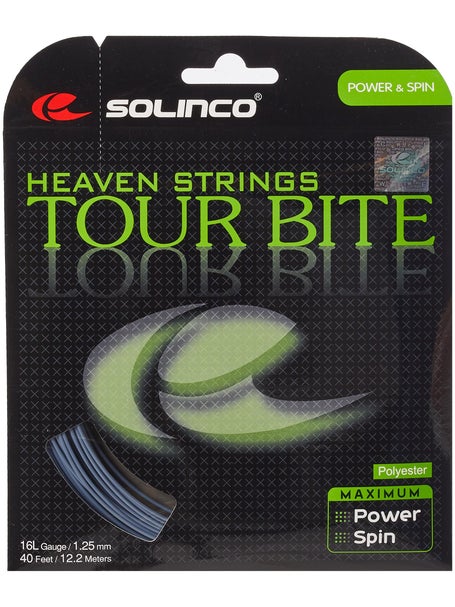 Cordaje Solinco Tour Bite 1,25 mm (16L) | Tennis Warehouse Europe