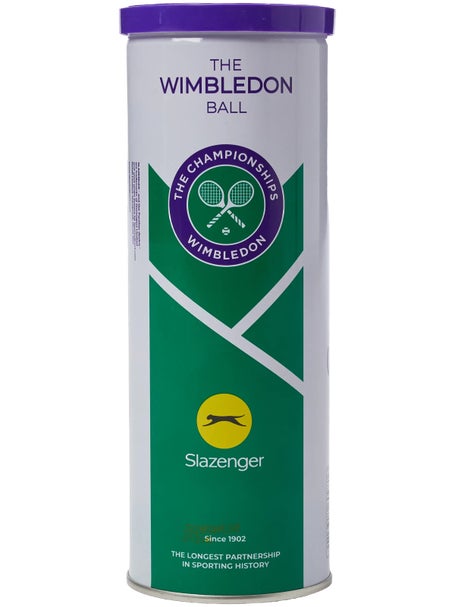 Boîte de 3 balles Slazenger Wimbledon Tennis
