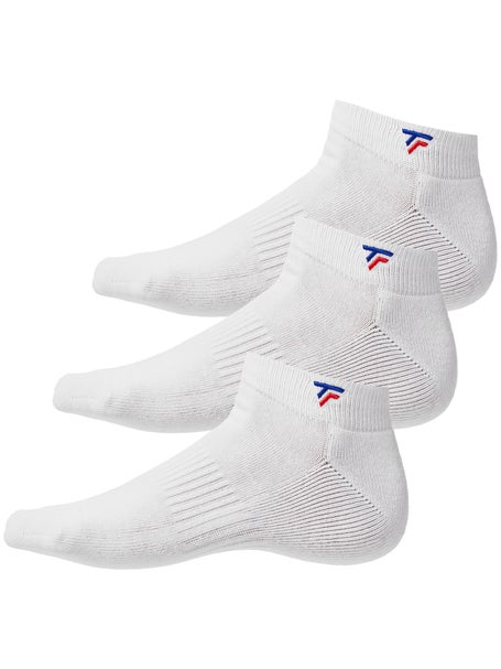Tecnifibre 3-Pack Low Cut Socks White