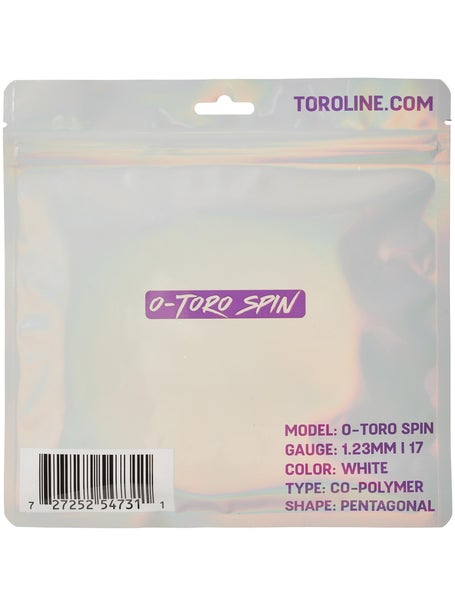Corde Toroline O TORO Spin 17 1.23 Bianco