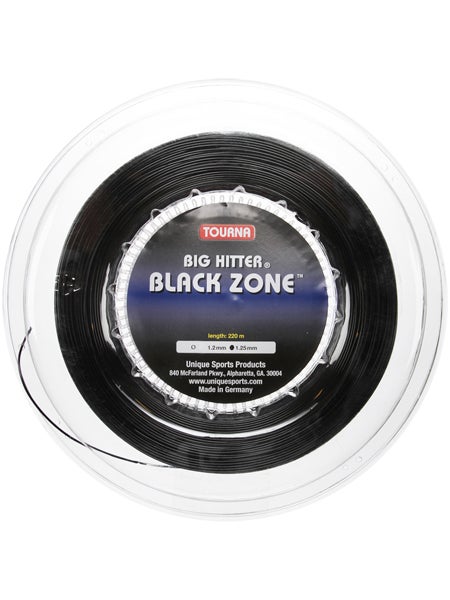 Tourna Big Hitter Black Zone 17G Tennis String Reel ( Black ) 