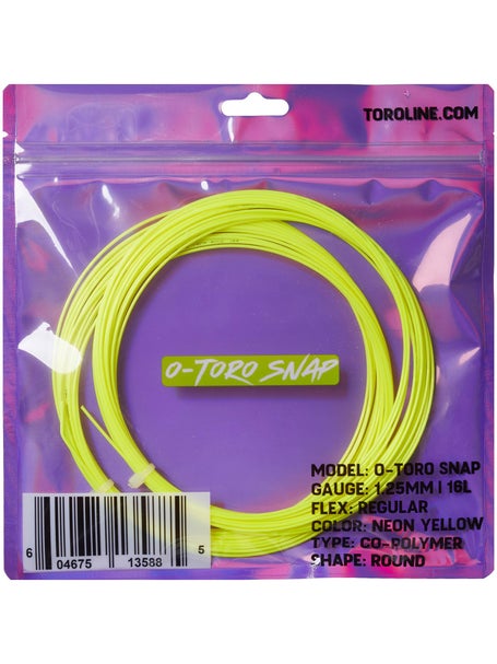 Toroline O-TORO SNAP 16L/1.25 String Neon Yellow