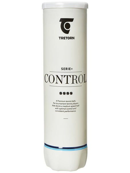 Tube de 4 Balles Tretorn Serie + Control