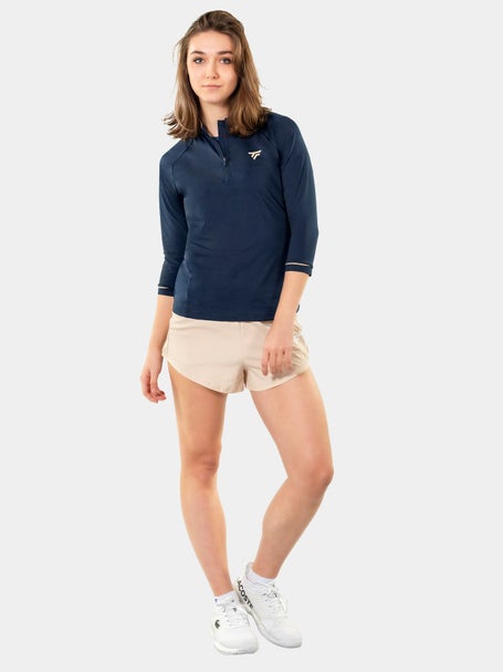 Tecnifibre Womens Pro Thermo Zip 3/4 Longsleeve