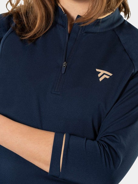 Tecnifibre Womens Pro Thermo Zip 3/4 Longsleeve