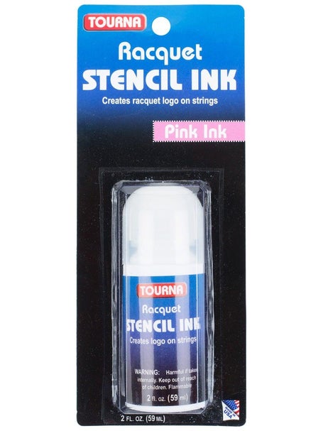 Tourna Logo Stencil Pink Ink