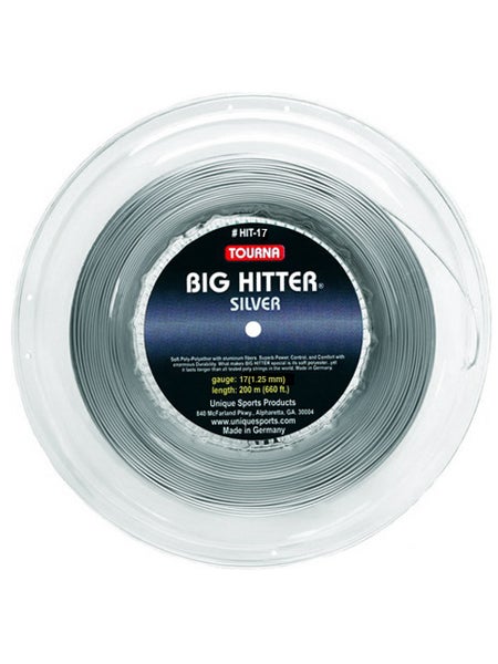 Tourna Big Hitter 17 (1.25) String Reel Silver - 220m 