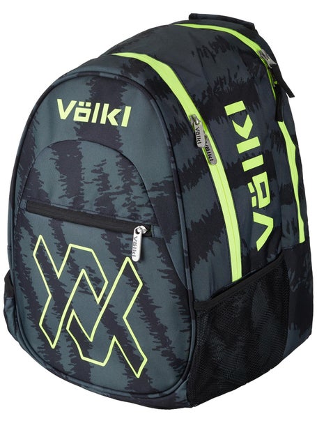 Volkl Zebra Team Backpack Bag (Black/Neon Yellow)