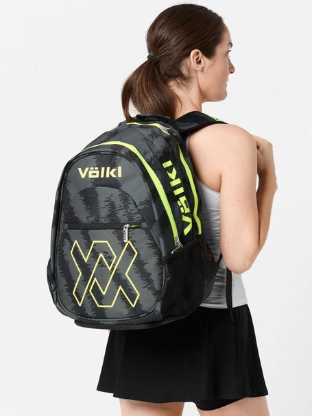 Volkl Zebra Team Backpack Bag (Black/Neon Yellow)