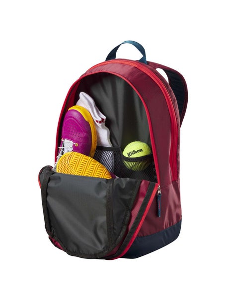 Wilson Junior Backpack Bag Red/Infrared