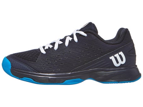 Wilson Rush Pro L JR\Navy/White/Atomic Blue Junior Shoe