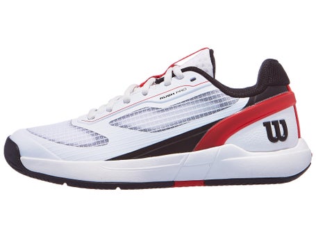 Zapatillas júnior Wilson Rush Pro 5 White Red Black