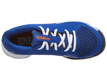 Wilson Rush Pro Ace JR L\Blue/White/Orange Junior Shoe