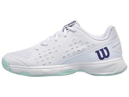 Wilson Rush Pro Ace JR L\White/Bay/Blue Junior Shoe