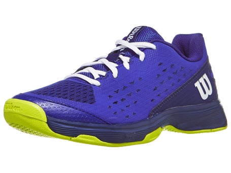 Scarpe Wilson Rush Pro L Bluing Blu Giallo Junior TUTTE LE SUPERFICI