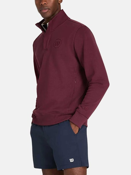 Wilson Mens Fall Half-Zip Mock Sweatshirt