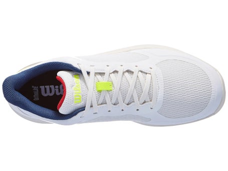 Wilson Hurakn Lite Padel\Snow White/Yellow Mens Shoes