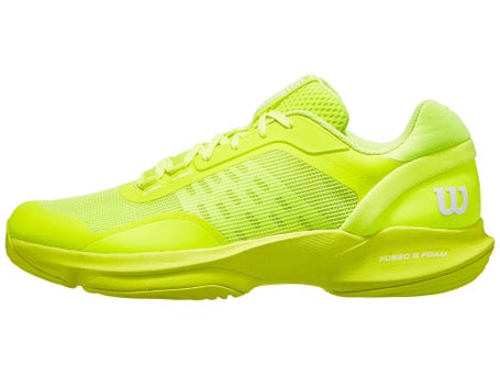 Wilson Hurakn Pro V2 Padel\Safety Yellow/Wh Mens Shoe