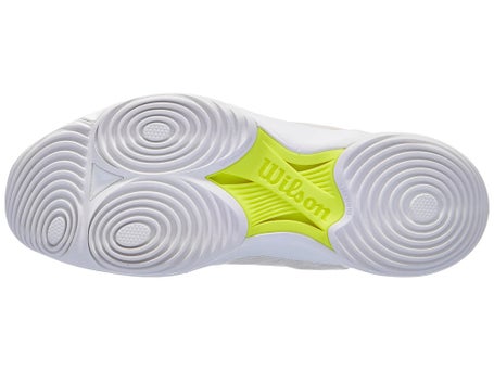 Wilson Hurakn Pro V2 Padel\Snow White/Yellow Mens Shoe