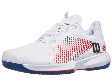 Zapatillas hombre Wilson Kaos Swift 1.5 Blanco Azul Rojo MULTIPISTA