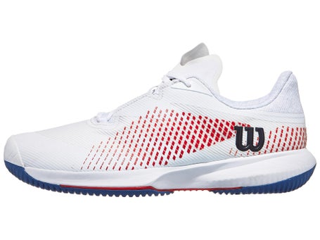 Wilson Kaos Swift 1.5 AC\White/Blue/Red Mens Shoe