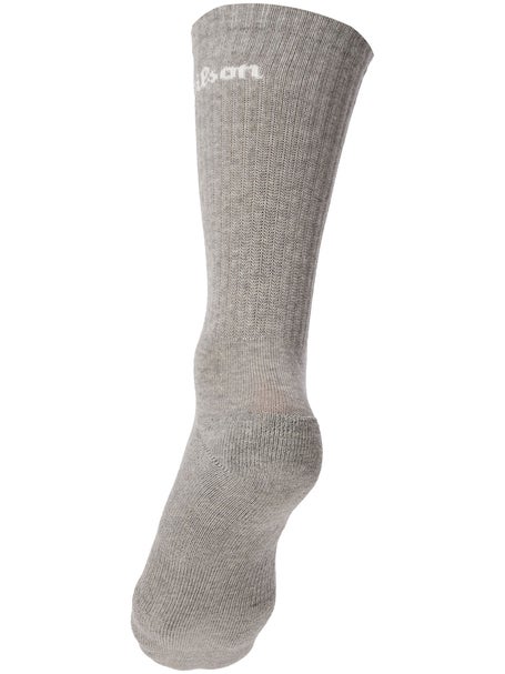 Wilson Mens Logo Crew Socks 3-Pack Multi