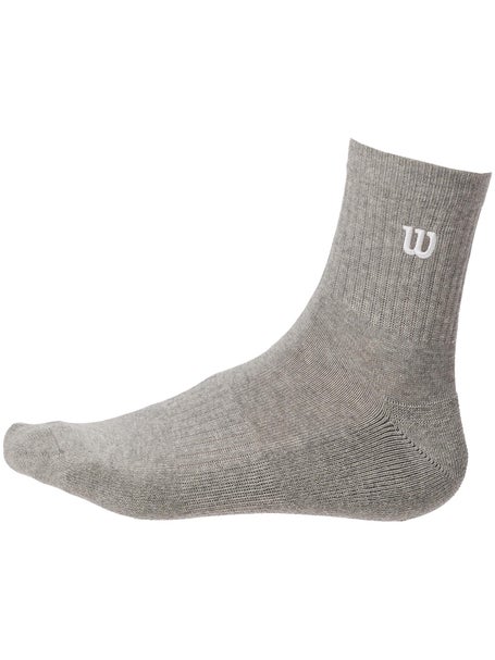 Wilson Mens Quarter Top Socks 3-Pack Multi