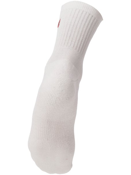 Wilson Mens Quarter Top Socks 3-Pack White