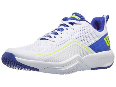 Chaussures Homme Wilson Rush Pro Lite White Blue Yellow TOUTES SURFACES