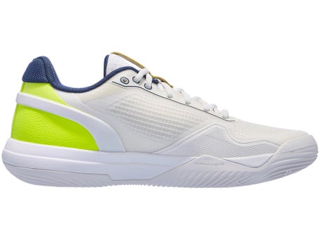 Wilson Rush Pro 5 Padel\Snow White/Yellow Mens Shoe