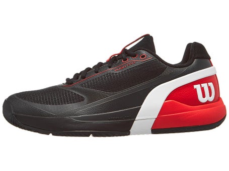 Wilson Rush Pro 5 Clay\Black/Red/White Mens Shoe