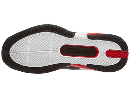 Wilson Rush Pro 5 Clay\Black/Red/White Mens Shoe
