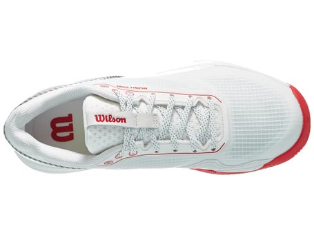 Wilson Rush Pro 5 Premium ALLCOURT Herrenschuh Weiß Rot