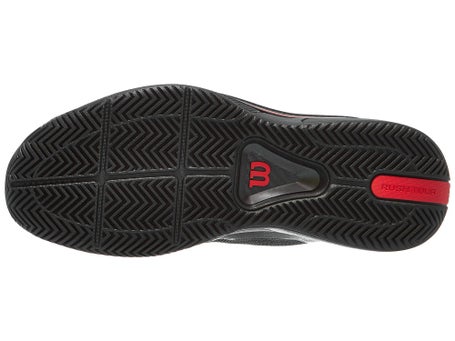 Zapatillas hombre Wilson Rush Tour 5 Premium Black Red MULTIPISTA