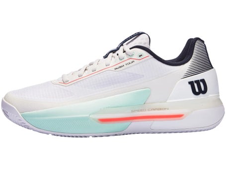 Wilson Rush Tour 5 Clay\White/Bay/Coral Men Shoe