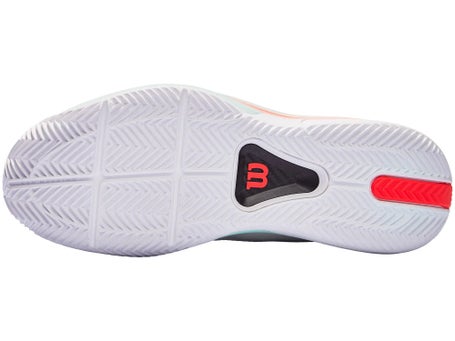 Wilson Rush Tour 5 Clay\White/Bay/Coral Men Shoe
