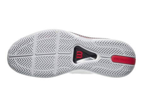 Wilson Rush Tour 5 AC Premium\White/Red Men Shoe