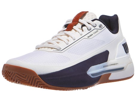 Zapatillas hombre Wilson Rush Tour 5 White Navy Gum TIERRA BATIDA
