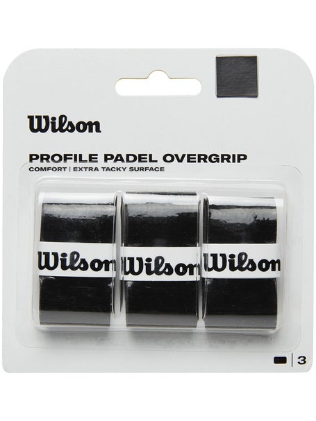 Wilson Profile Overgrip Padel 3 Pack Black